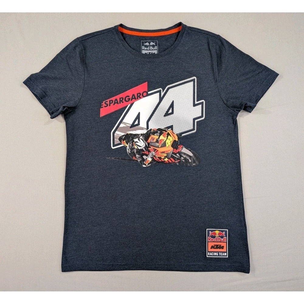 Red Bull X KTM Shirt Mens Small Navy 44 Espargaro Moto Racing Sport Bike T-Shirt